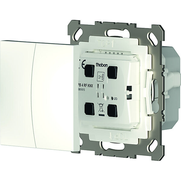 Theben 2/4-fach Funk-Taster mit Dimmaktor KNX PB 4 RF KNX